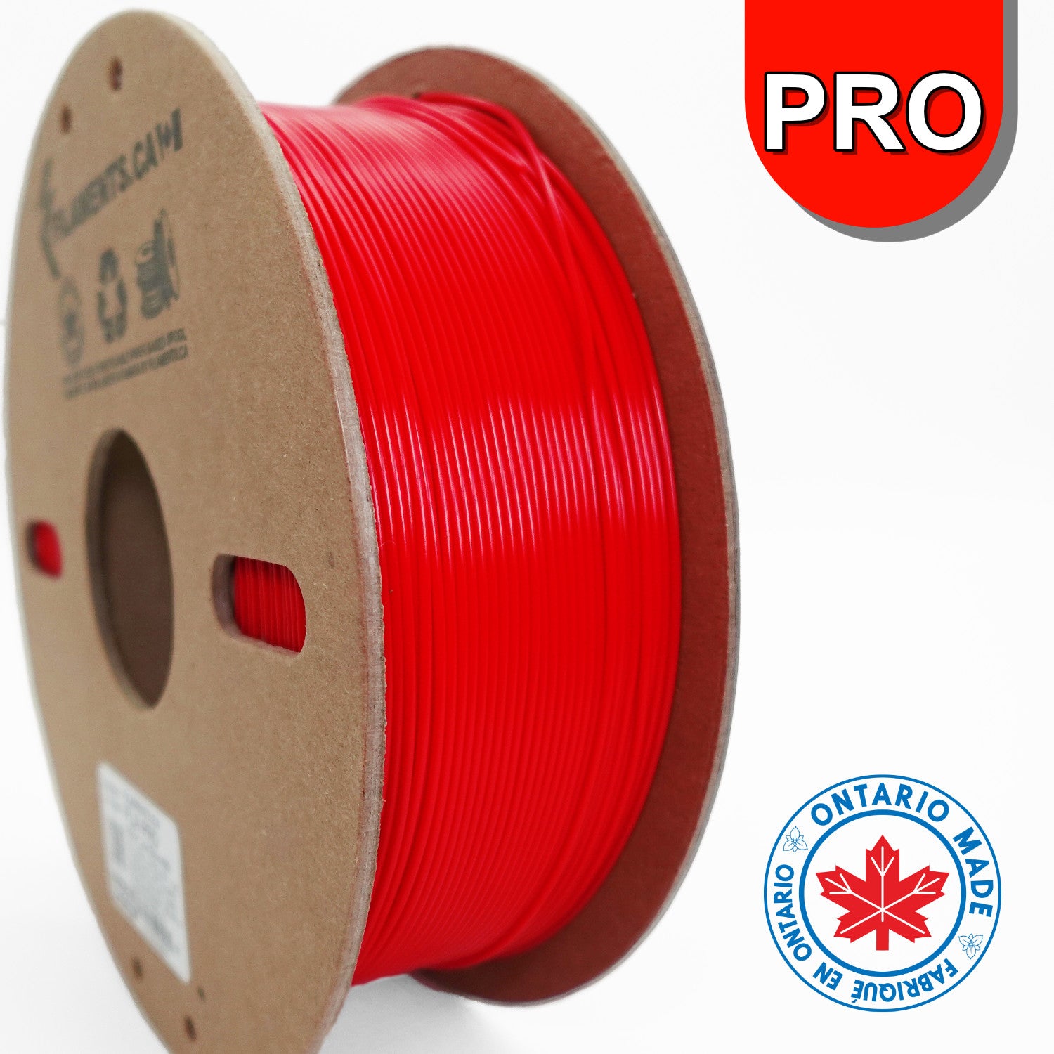 PLA PRO (Tough/High Impact) Filament - Low Gloss RED - 1.75mm - 1KG –