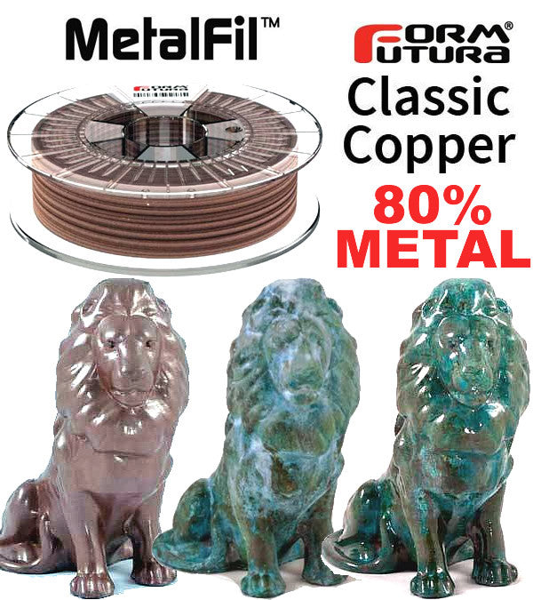 3D MetalFil - Classic Copper - High quality filaments - Formfutura