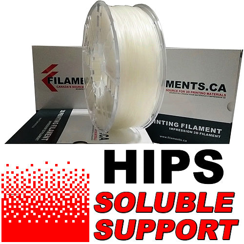 High Impact Polystyrene (HIPS) Dissolvable Filament - 1.75mm (1kg)
