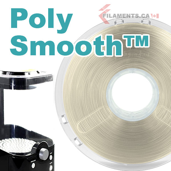 PolySmooth™ Filament - TRANSPARENT - 1.75mm - 0.75 KG