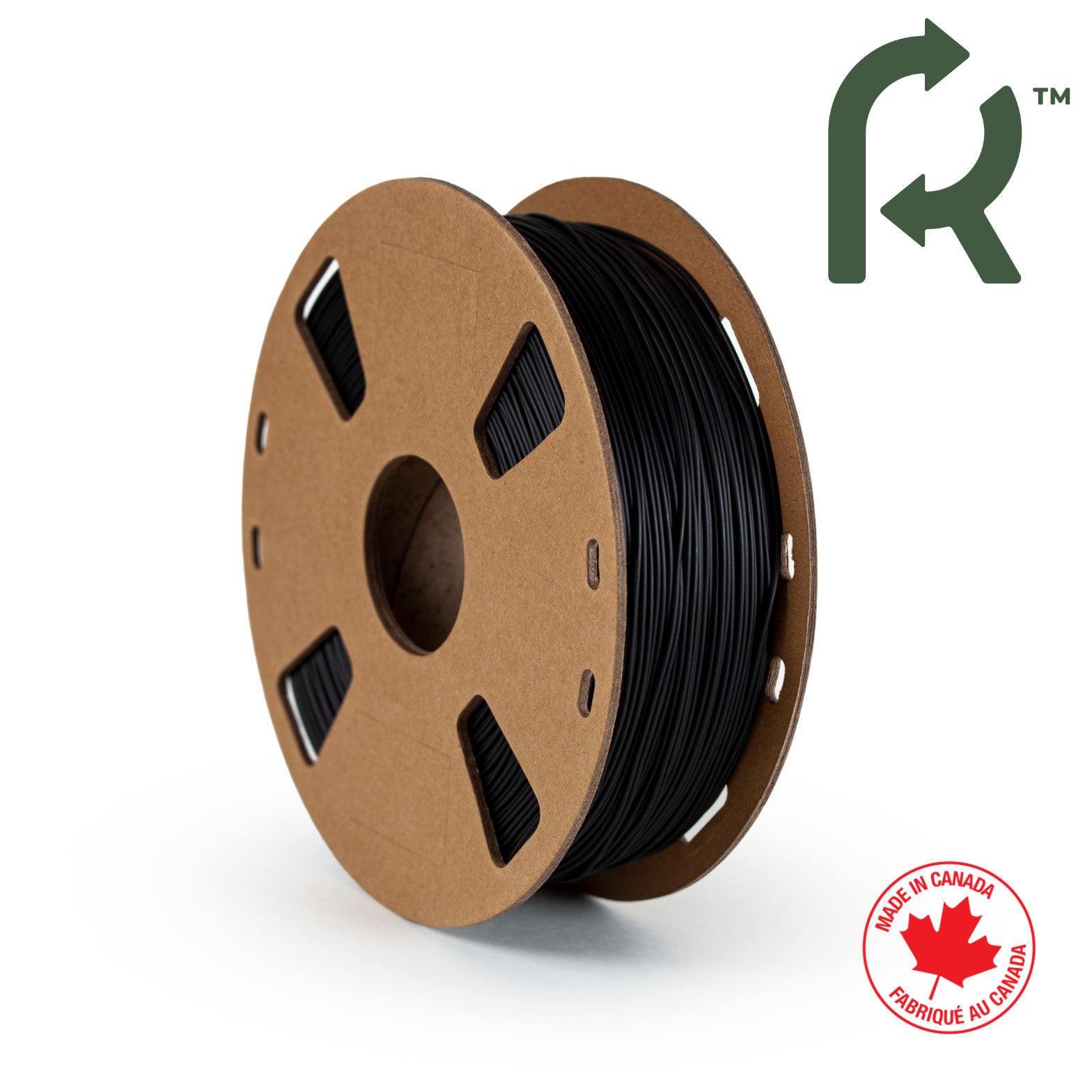 Regen PHA Compostable Biobased Filament - BLACK - 1.75mm - 0.75KG –