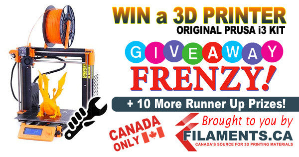 3D PRINTER GIVEAWAY FRENZY!