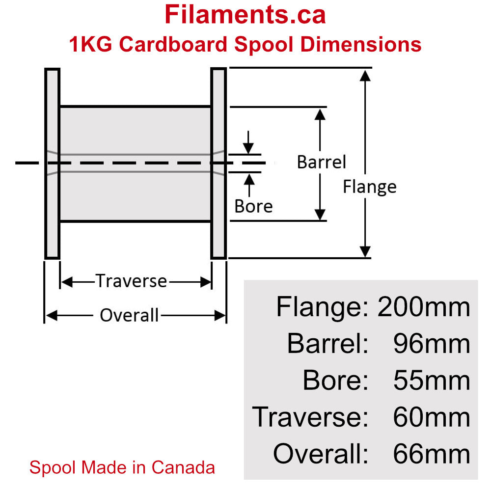 EconoFil™ Standard PLA Filament - Transparent - 1.75mm - 1 KG –