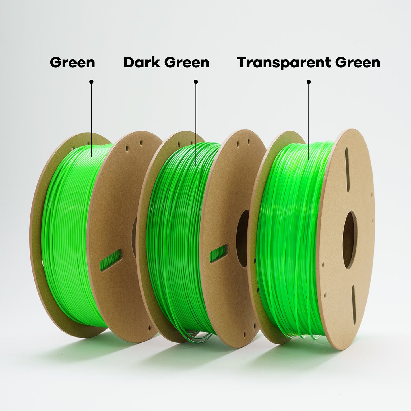 EconoFil™ Basic PLA Filament - Transparent Green - 1.75mm - 1 KG