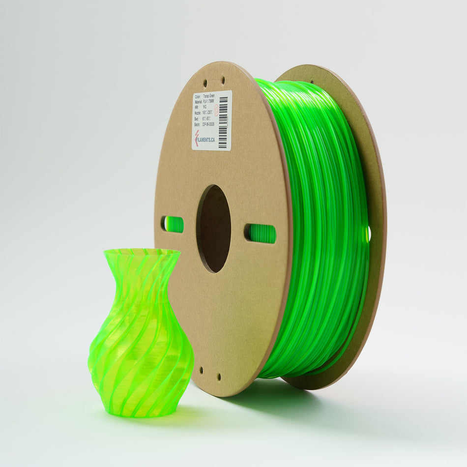 EconoFil™ Basic PLA Filament - Transparent Green - 1.75mm - 1 KG