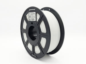 Standard PETG White 1.75mm filament on a plastic spool
