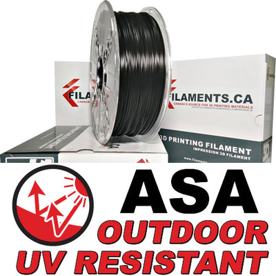 ASA UV resistant 3D printer filament Canada
