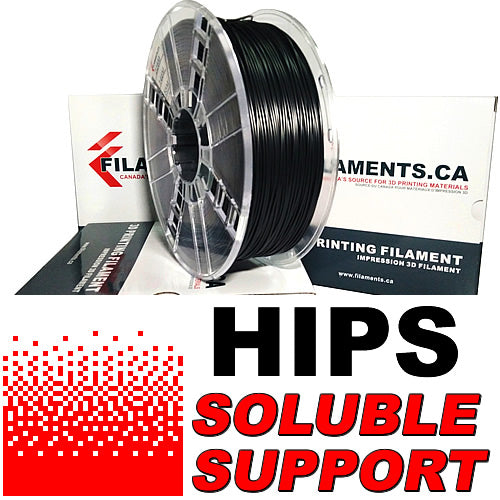 HIPS Dissolvable 3d printer filament Canada