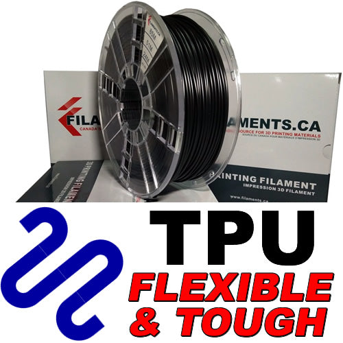 tpu flexible polyurethane 3d printer filament Canada
