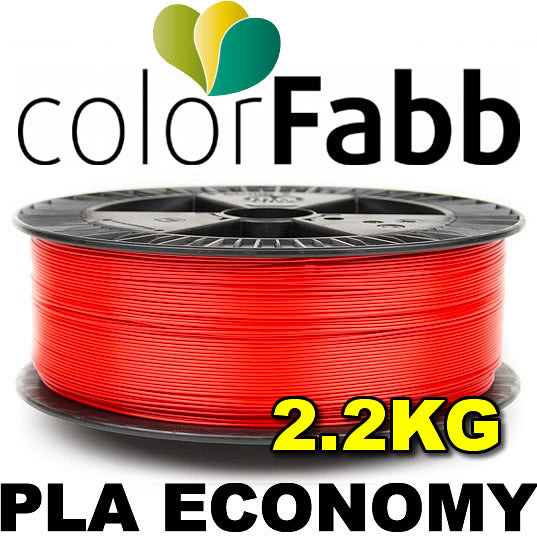 ColorFabb Red Transparent PLA/PHA Filament - 1.75mm (0.75kg