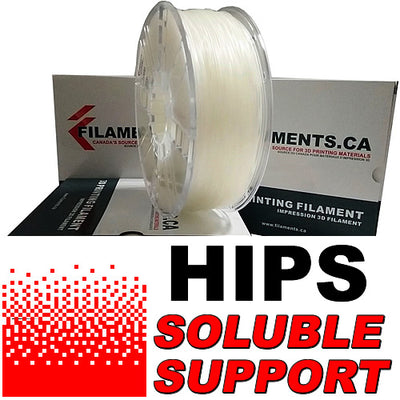 HIPS Dissolvable 3d printer filament Canada