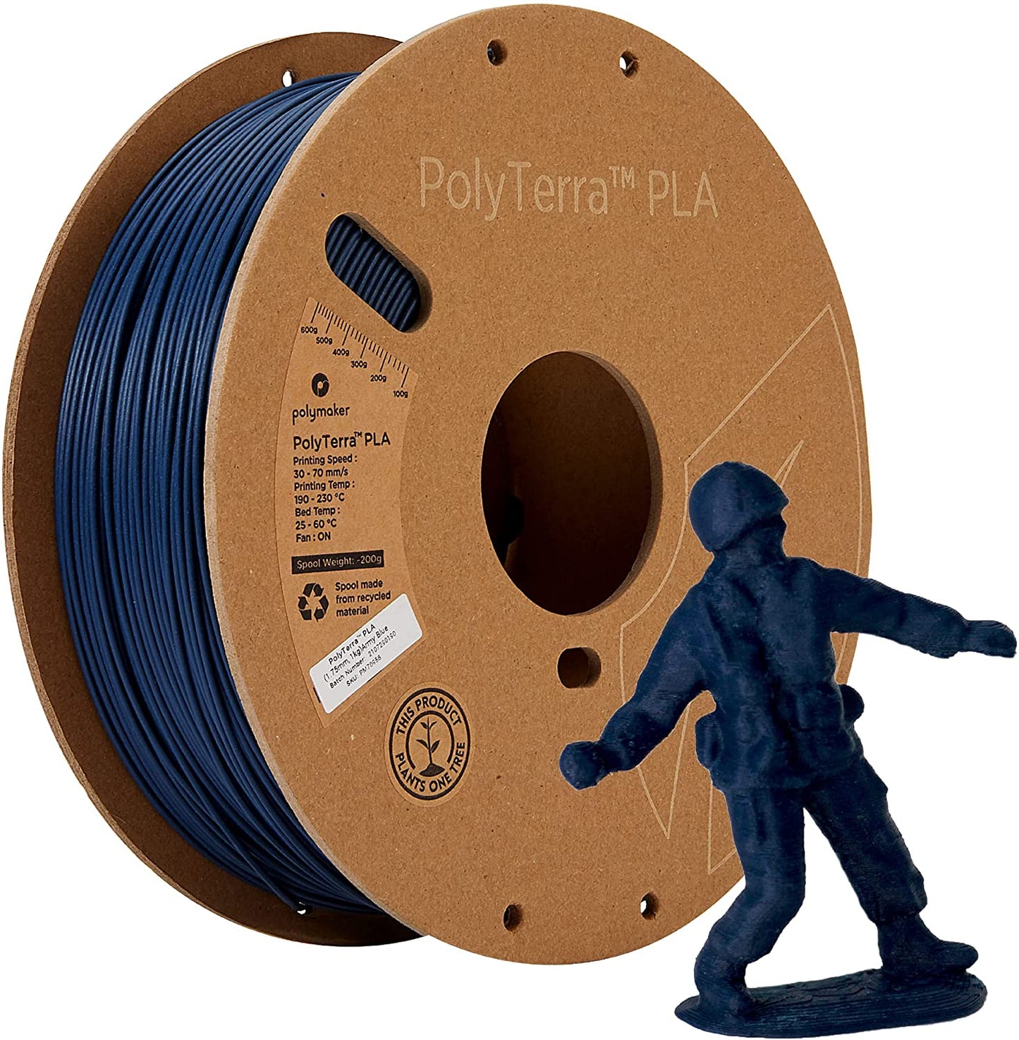 PolyMaker PolyTerra PLA 3D Printing Filament Canada
