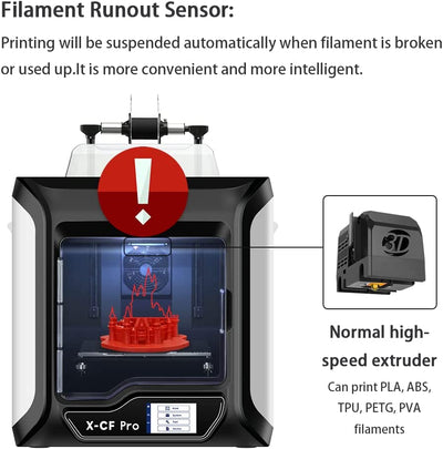 X-CF Pro Carbon Fiber 3D Printer Canada